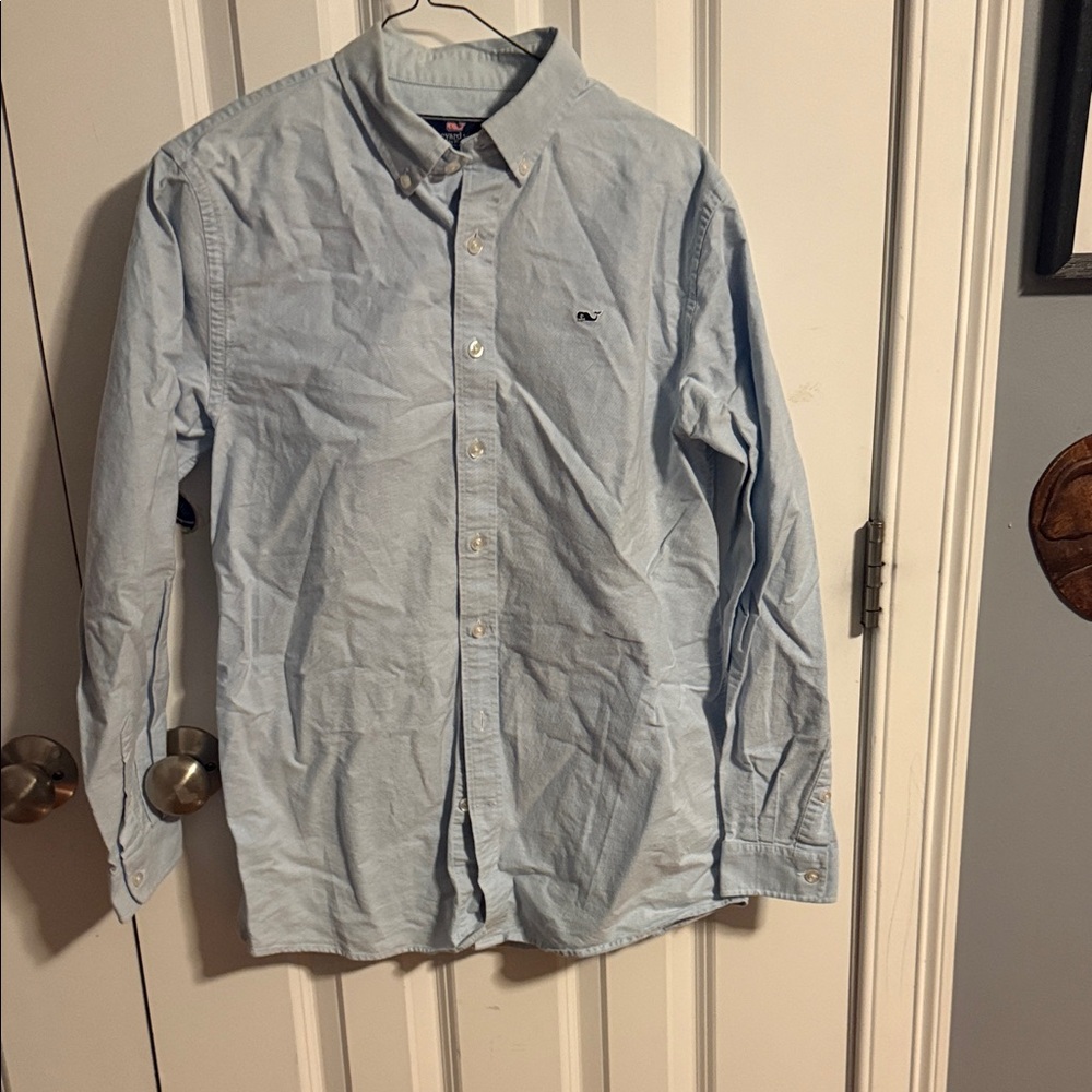 Vineyard Vines Light Blue Casual Button Down Shirt